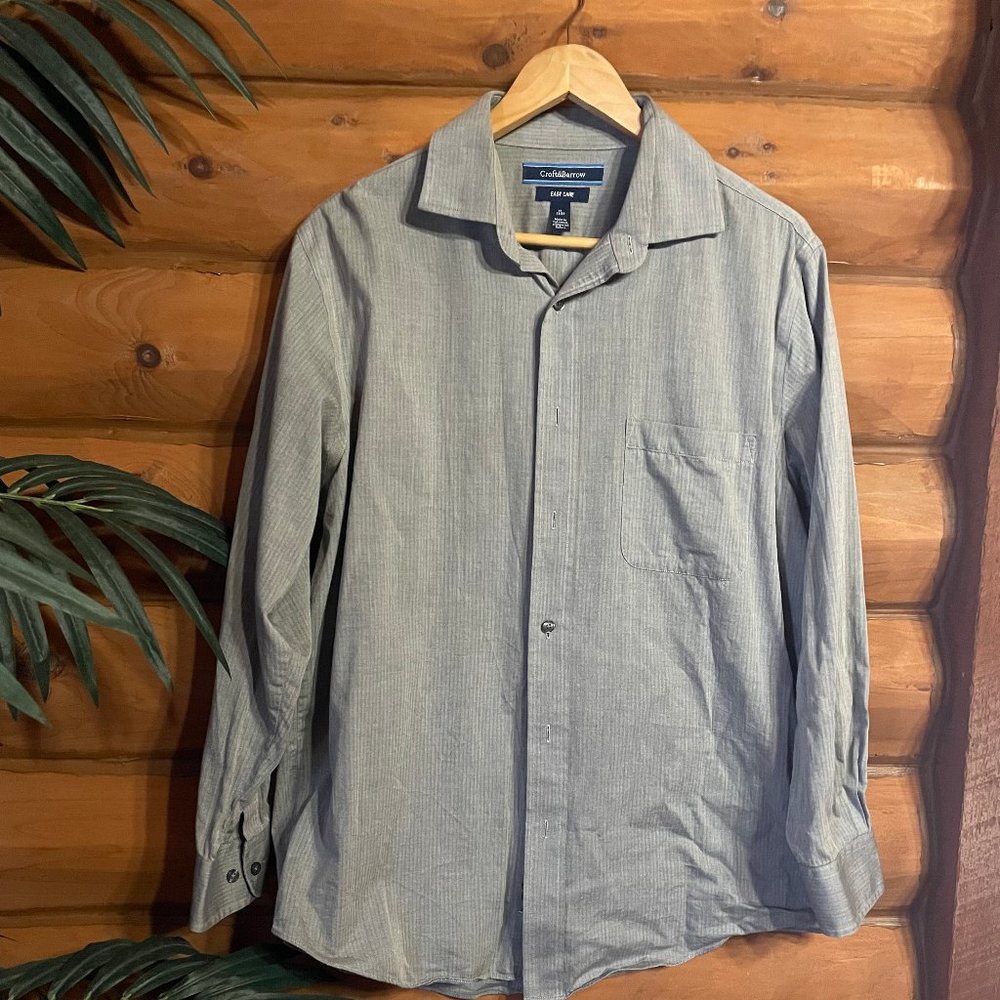 Croft & Barrow dress shirt mens size M 16